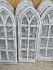 1- White Distressed White Wood Window Frame home Decor wall Accents gifts w-1