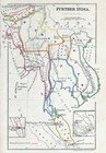 1863 Dower Map Further India Burma Cochin China Bankok Siam Singapore Malaysia
