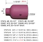 Riverweld Wp 9 Tig Gas Lens Collet Body 45v 13n 57n 53n Ceramic Cup 17pcs