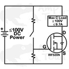 Mosfet Irf520n  9 7a 100v - Logic Level   arduino   Ttl 