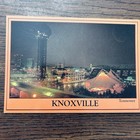 Vintage 1982 Knoxville Worlds Fair Lightning Strike Sunsphere Night Unused
