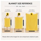 Emotional Support Dog Blanket Calming Security Blanket For Dogs Yellow Blanket