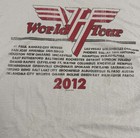 Van Halen World Tour 2012 White T-shirt Xl Rock   Pop Music Band Tee