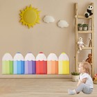 6 Pcs 3d Pencil-shaped Wall Padding For Kids Wall Mats For Kids Wall Protection