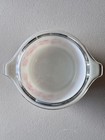 Vtg Pyrex Pink Gooseberry 1 1 2 Pt Lidded Casserole Dish  Usa 472