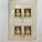 Lot 6 Art Stamps 3 Sheets czechoslovakia manes hungary ricci rubens van Dyck mnh