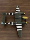 Ww2 Franklin Mint Armour 1 48 Lockheed P-38 Lightning Yellow Nose Art  - No Box