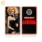 2pcs Purple Copper Craft Copper Bar Dark Gothic Vampire And Witch Collection
