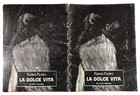 Fellini s La Dolce Vita - Original Movie Program 24  Black   White Pages Vg   33