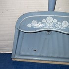 Vintage Jv Reed Metal Dustpan Blue White Floral Daisy Louisville Ky Cottagecore
