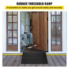 2 6  Rubber Curb Ramp Threshold Ramp 2200lbs Load For Wheelchair Access