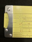 Vintage Pickett Metal Slide Rule Model N 3-es W original Brown Leather Case