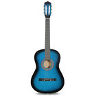 38  Kids Acoustic Guitar 6 Strings W gig Bag Picks For Starter Beginner Blue