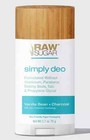 Raw Sugar Simply Deo Vanilla Bean   Charcoal Deodorant Stick 2 7oz 2 Pack