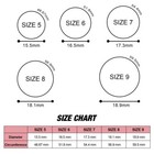 Silicone Wedding Engagement Ring Men Women Rubber Band Gym Sport Flexible Sz5-    
