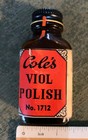 Vintage Cole   s Violin Viol Polish Glass Bottle