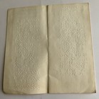 Frontier Airlines 1981 Safety Card In Braille For The Blind - B-737  Convair 580