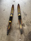 Pair Of Authentic Vintage Cut n Jump 200ss Graphite Combo 66  Antique Water Skis