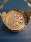 Vintage Aluminum Coaster Set 6 Coasters Drink Holder Barware Table Decor Mcm
