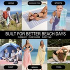 2 Packs Cotton Turkish Beach Towels Quick Dry Sand Free Oversized 72 x36 