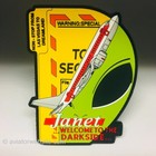 Janet Airlines Patch  top Secret - Pvc Patch W  Hook loop