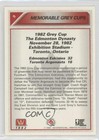 1992 All World Cfl Memorable Grey Cups Edmonton Eskimos Toronto Argonauts  9