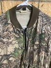 Duxbak Vintage Realtree Camo Hunting Bomber Jacket Size Xl