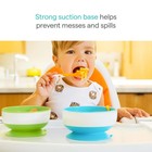 Munchkin Stay Put Suction Bowls For Baby And Toddler  3 Pack  Blue green pur   