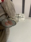 Coca Cola Seal Plush Design Bean Bag With Stripped Scarf N w t