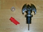 Von Payne Black -- Gargoyle Topper Pourer Spout -- With Top   Bottom Protector