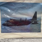 Vintage Lockheed C-130h Hercules Poster Print Ltv Electrosystems Greenville Tx