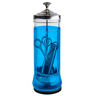 50 Oz Barber Disinfecting Jar  Barber Jar For Salon  Glass Disinfectant Jar Cont