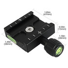 50mm Tripod Quick Release Plate Clamp Adapter Aluminum For Dslr Camera
