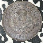 1885 Argentina 1 Centavo Lot c6729 Nice Detail  Rim Nicks