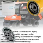 Maintenance Filter Kit Compatible With Kubota Rtv500 Utility Vehicle Hh150-32430
