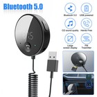 Bluetooth 5 0 Wireless Car Fm Transmitter Aux Stereo Audio Receiver Adapter Usb