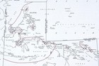 Wwii Map 161 Japan War Philippines Borneo New Guinea Situation On Aug 1945 Ww2
