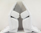 Bauer Vapor X5 Pro Goalie Leg Pads Int Size Medium 31  White silver  0116-6840 