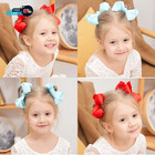 40pcs 4 5 Inch Hair Bows For Girls Grosgrain Ribbon Toddler Hair Accessories