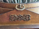 Vintage Wooden Thimble Display Shadow Box With 19 Collectible Thimbles Variety