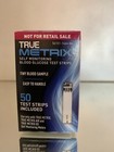 True Metrix Blood Glucose Test Strips 50 Ct  1 Box  Exp 09 2027  Free Ship