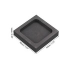 Gold Silver Graphite Ingot Mould Crucible Casting 114g Gold 54g Silver