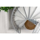 Montauk Exterior Spiral Stairs - 47  Diameter - Galvanized