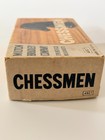 Vtg 1958 Chessmen By Milton Bradley Company    4807    Red   White Made In Usa