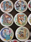Vtg The Disney Collection Alphabet Miniature Plates 11 Plates Japan