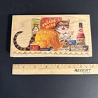 Stamps Happen Charles Wysocki Ethel Cat Food Rubber Stamp New