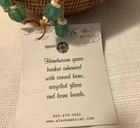 Alaska Handwoven Grass Lidded Basket With Tag 5    Carved Bone Glass Beads Fur