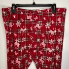 So Womens Holiday Christmas Reindeer Snowflake Leggings Legging Soft Plus 1x New