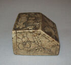 Old Antique Vtg Ca 1914 Wwi Folk Art Carved Stone Doves Clasped Hands Very Nice