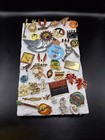Vintage And Modern Commemorative Lapel Pins Lot Multicolor 